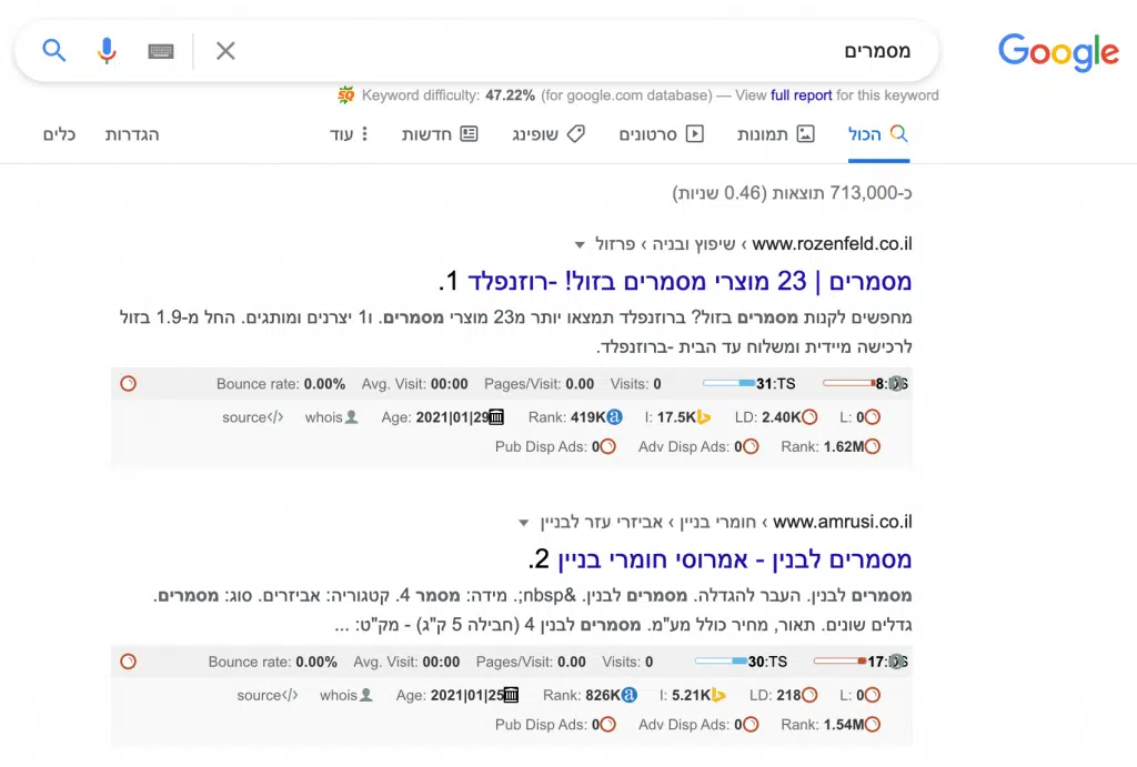 קידום אתרים אורגני