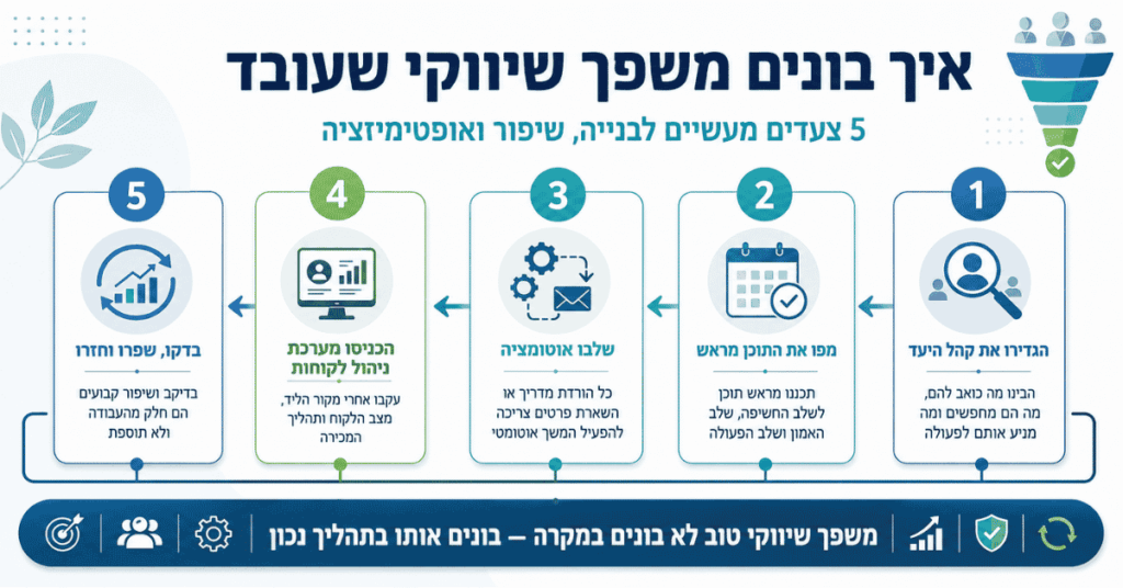 איך בונים משך שיווקי